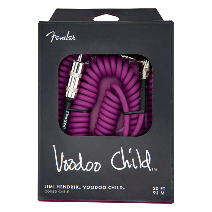 Fender 30' Hendrix Voodoo Child Retro Coil Cable Purple 0990823001