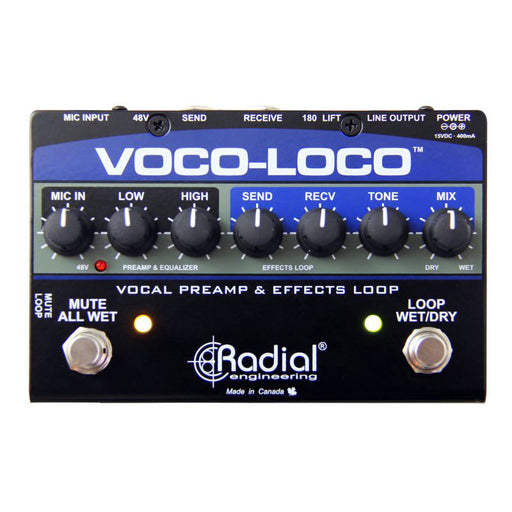 Radial Engineering Voco-Loco Mic Preamp and Effect Loop