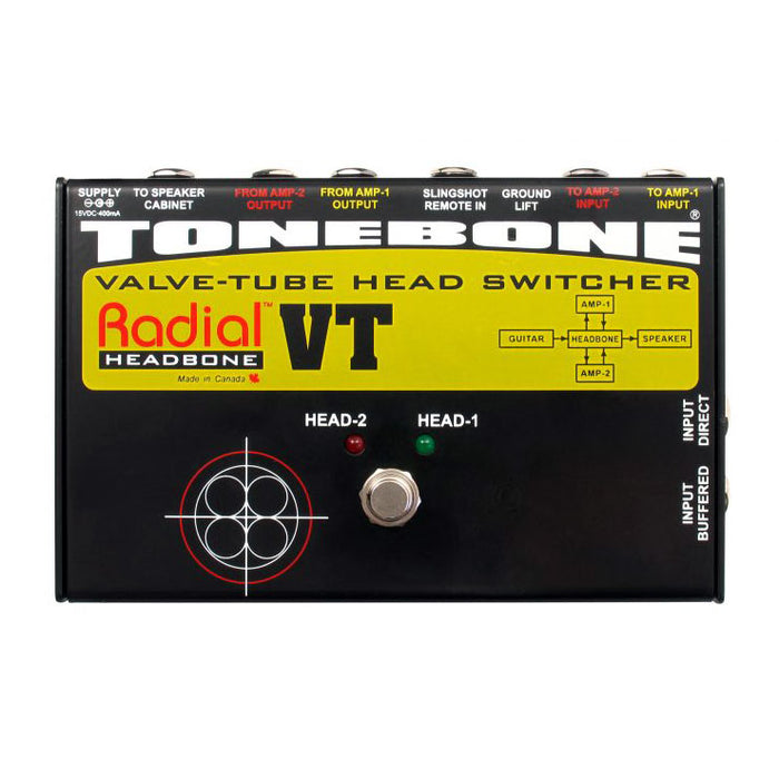 Radial Engineering ToneBone Headbone VT Tube Amplifier Head Switcher