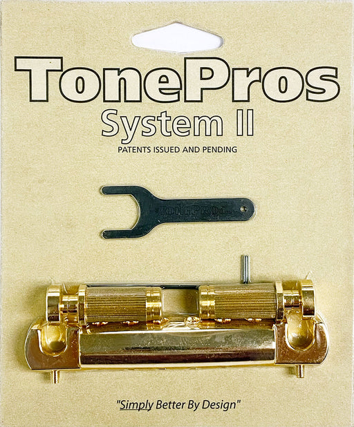 TonePros Standard Vintage Aluminum 1950's Wraparound Gold VTNA-G