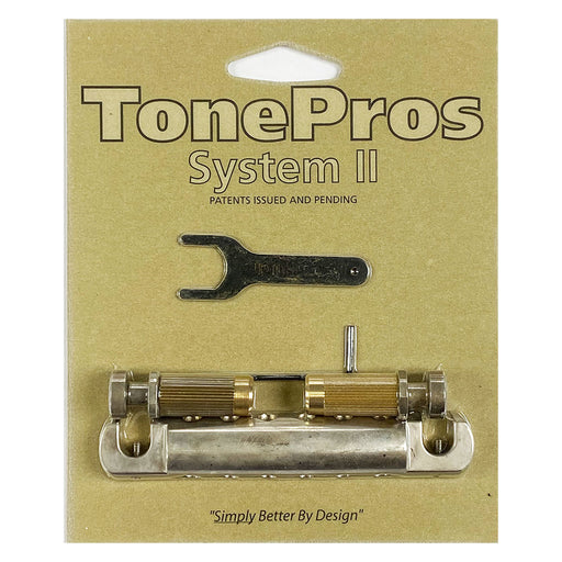 TonePros VTNM-AN Metric Vintage Aluminum 1950's Wraparound Aged Nickel