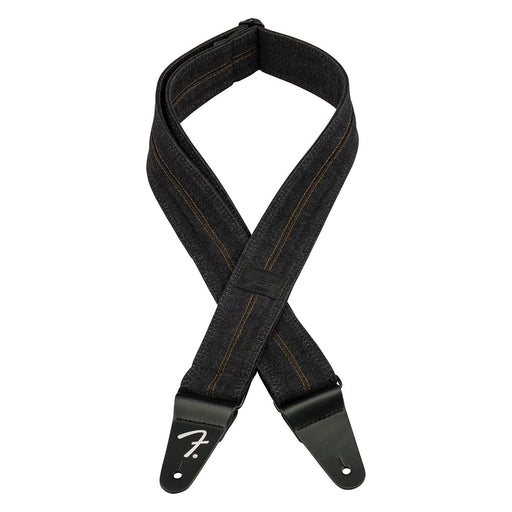 Fender X Wrangler Riveted Denim Strap Washed Black Stitch 0990638004