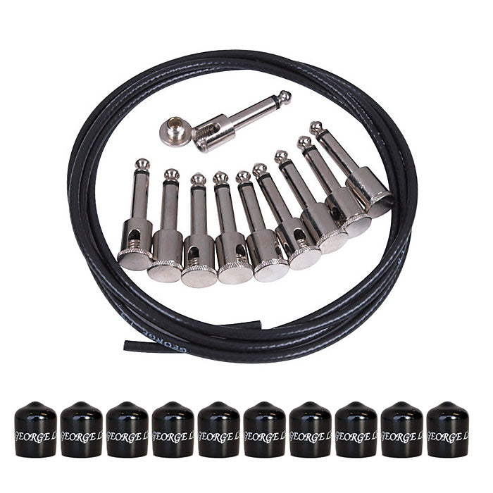 effect pedal cables George L's Pedalboard Effects Cable Kit 10' .155