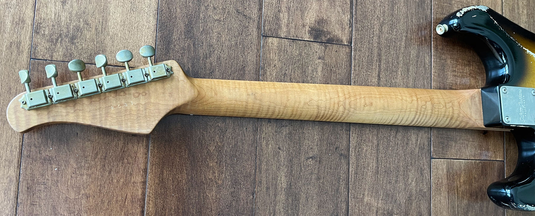 Xotic California Classic XSC-1 Electric Guitar 2-Tone Sunburst 2531