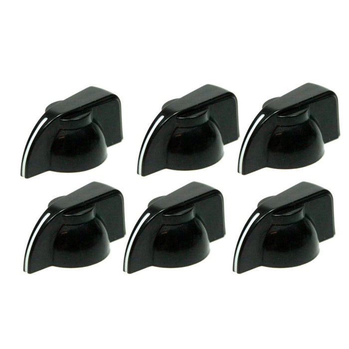 Fender Chicken Head Amplifier Knobs (6) Black 0990935000