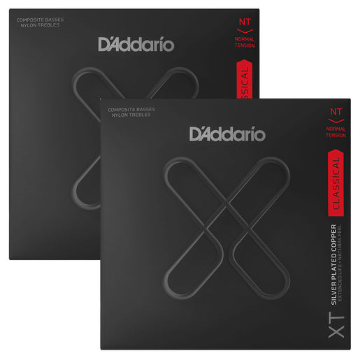 2-Pack! D’Addario XT Classical Coated Silver Plated Copper Normal Tension XTC45