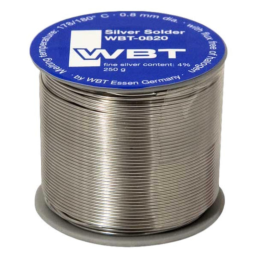 Finest Quality WBT 4% Silver Solder 250g 73m/239' Spool WBT-0820