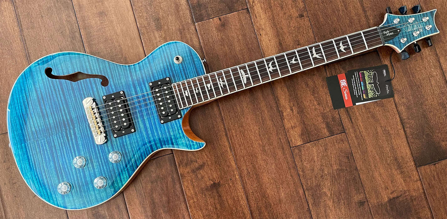 PRS 2022 SE Zach Myers Electric Guitar Myers Blue CTIE06234