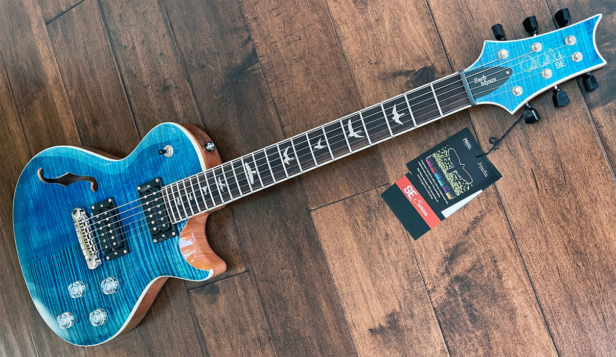 PRS 2022 SE Zach Myers Electric Guitar Myers Blue CTIE06234